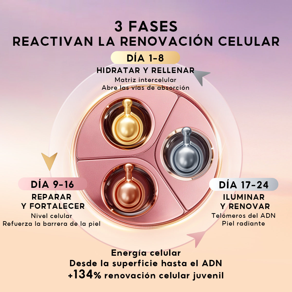 PAPA FEEL CELLULAR REVITALIZING CAPSULE SERUM OIL SET