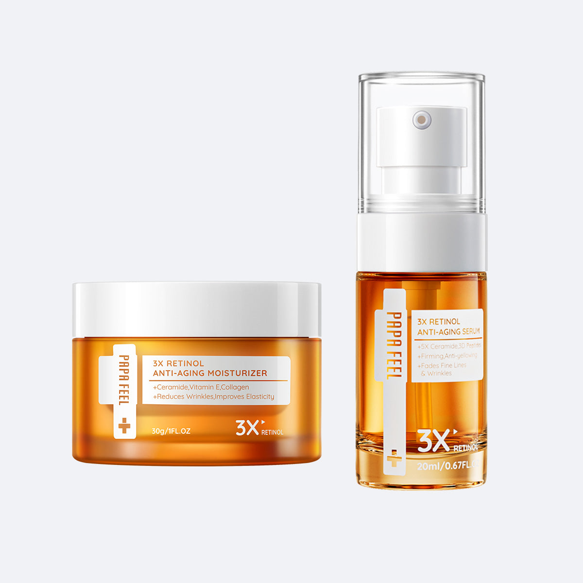 ブースター・導入液 Papa feel 3x retinol anti-aging set PAPA FEEL SET ANTIEDAD 3X RETINOL