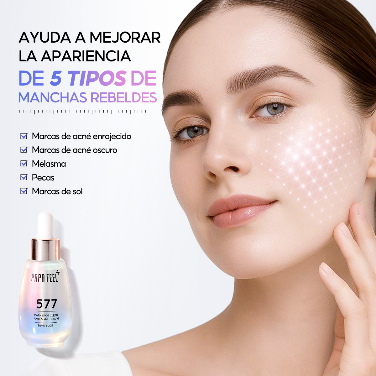 PAPA FEEL 577 WHITENING DARK SPOT CLEAR ANTI-AGING SERUM
