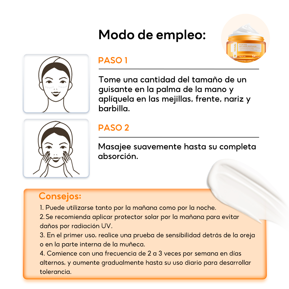 PAPA FEEL 3X RETINOL CREMA HIDRATANTE ANTIEDAD 30g