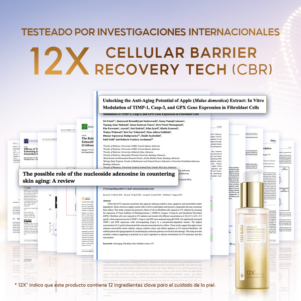 PAPA FEEL TÓNICO MICROENCAPSULADO REGENERADOR DE LA BARRERA CELULAR 100ml