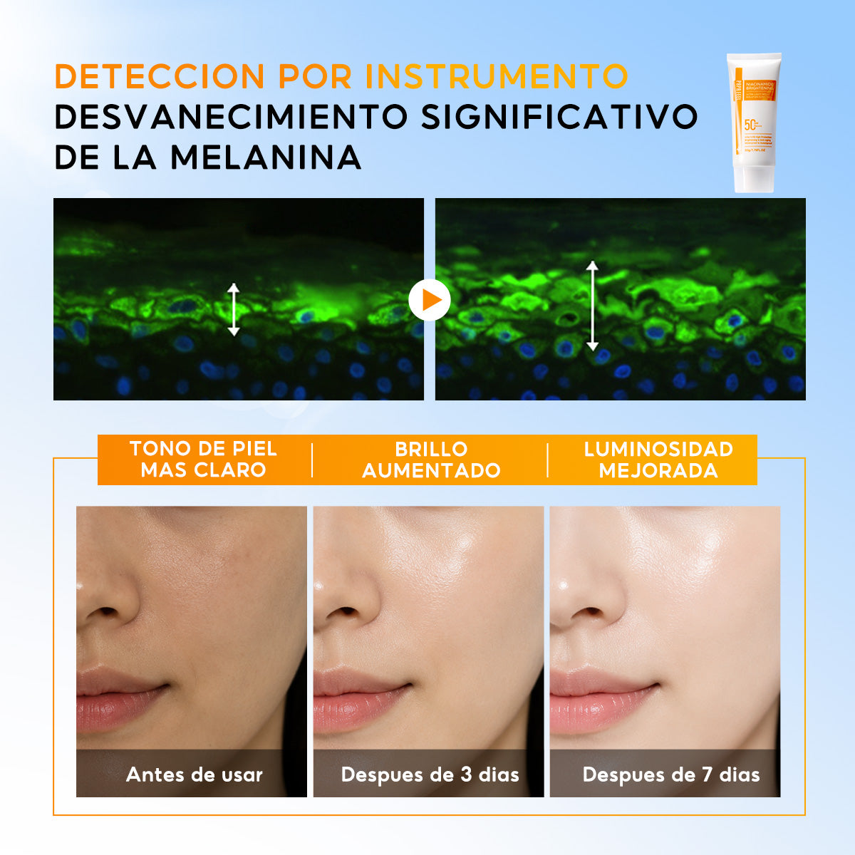 PAPA FEEL PROTECTOR SOLAR ILUMINADOR CON NIACINAMIDA SPF50 PA++++