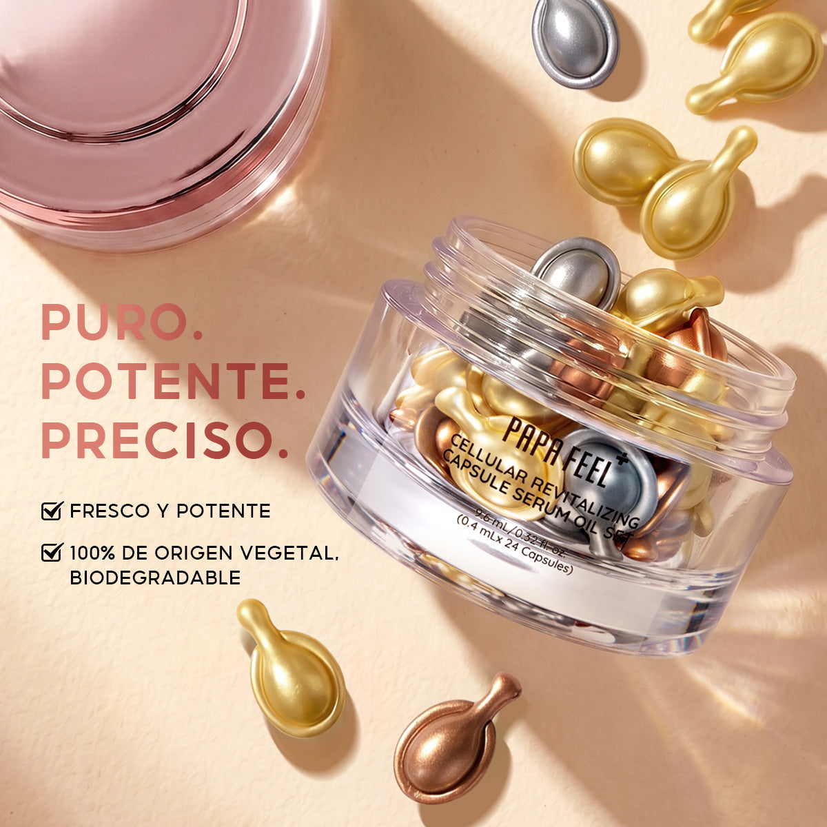 PAPA FEEL CELLULAR REVITALIZING CAPSULE SERUM OIL SET